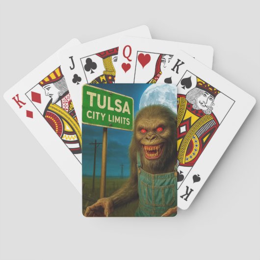 TULSA, OKLAHOMA PLAYING CARDS.   トランプ (裏面)