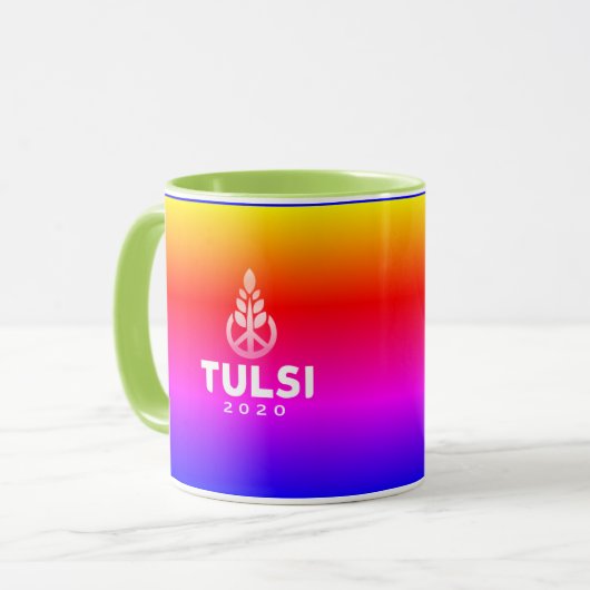 Tulsiの平和2020年 マグカップ (正面左)