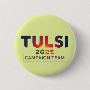 Tulsi 2020のキャンペーンチーム 缶バッジ