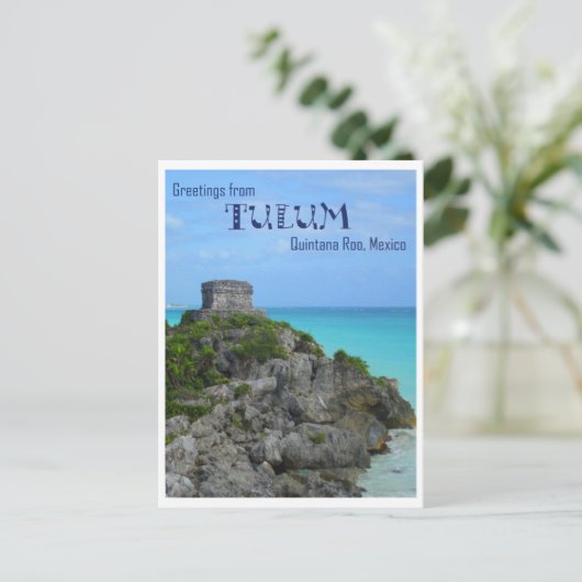 Tulumからの挨拶 ポストカード (スタンド正面)