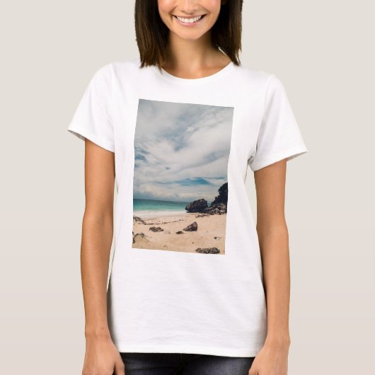 Tulum、メキシコのビーチ Tシャツ (正面)