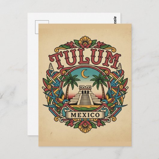 Tulum Mexico ポストカード (正面/裏面)