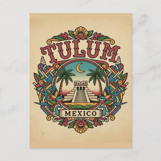 Tulum Mexico ポストカード (正面)