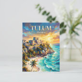 Tulum Mexico ポストカード (スタンド正面)