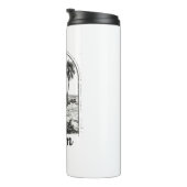 Tulum Mexico Vintage Travel Destination Mayan Ruin タンブラー (回転右)