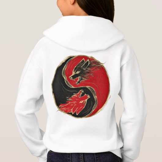 TUMAフード付きスウェットシャツ1 (裏面)