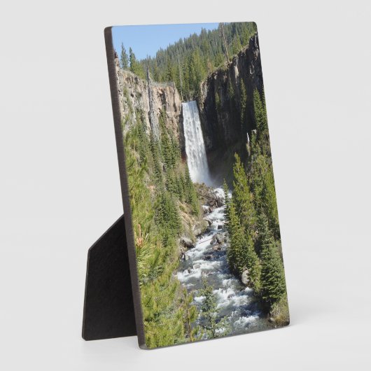 Tumalo滝、OR フォトプラーク (側面)