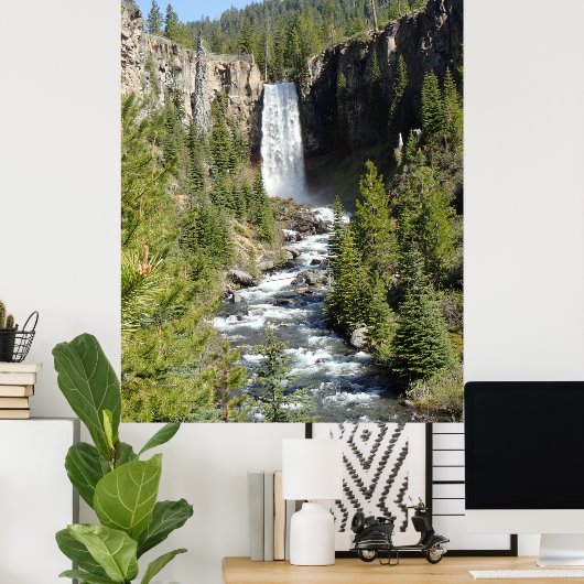Tumalo滝、OR ポスター (ホームオフィス)