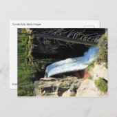 Tumalo滝、OR ポストカード (正面/裏面)