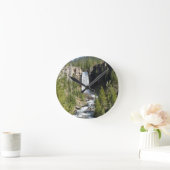 Tumalo滝、OR ラウンド壁時計 (ホーム)