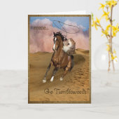 TumbleDoesグリーティングカード カード (黄色い花)