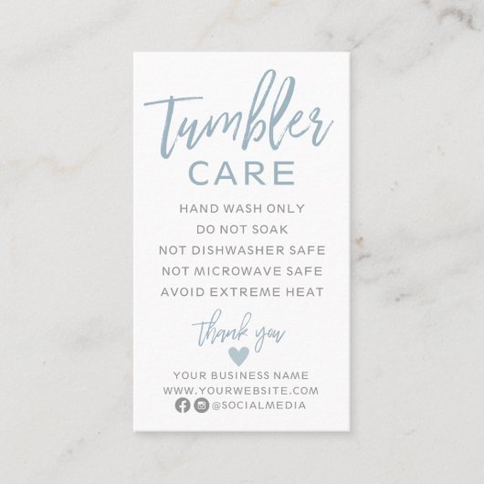 Tumblerモダン指気に示名刺 名刺 (正面)