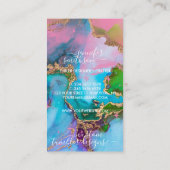 Tumblerロ気にゴのマルベグラデーションルテクスピンク 名刺 (裏面)