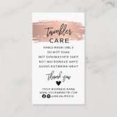 Tumbler指気に示カードとバラ金ゴールド 名刺 (正面)