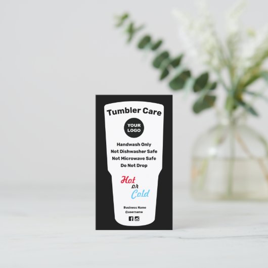 Tumbler指示気にロゴの追加 名刺 (スタンド正面)