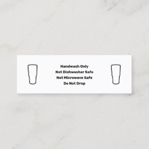 Tumbler 気に Instructions Business Card スキニー名刺