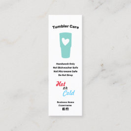 Tumbler 気に Instructions Business Card スキニー名刺