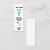 Tumbler 気に Instructions Business Card スキニー名刺 (正面/裏面)