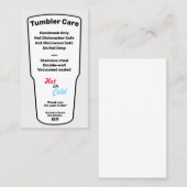 Tumbler 気に Instructions Business Card 名刺 (正面/裏面)