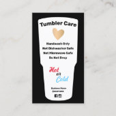 Tumbler 気に Instructions Business Card 名刺 (正面)