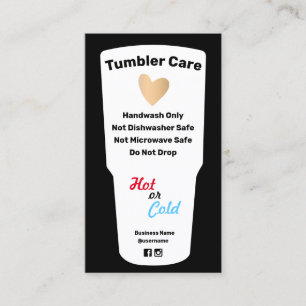 Tumbler 気に Instructions Business Card 名刺