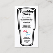 Tumbler 気に Instructions Business Card 名刺 (正面)