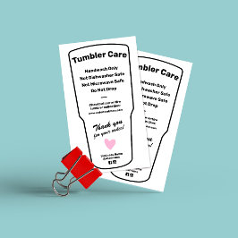 Tumbler 気に Instructions Business Card 名刺