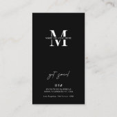 Tumbler Cup Care Instructions Minimalist Logo 名刺 (裏面)