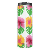 Tumbler with tropical flowers  タンブラー (裏面)