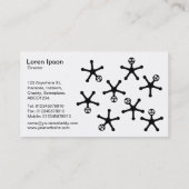 Tumblers – 黒オン白 名刺 (裏面)