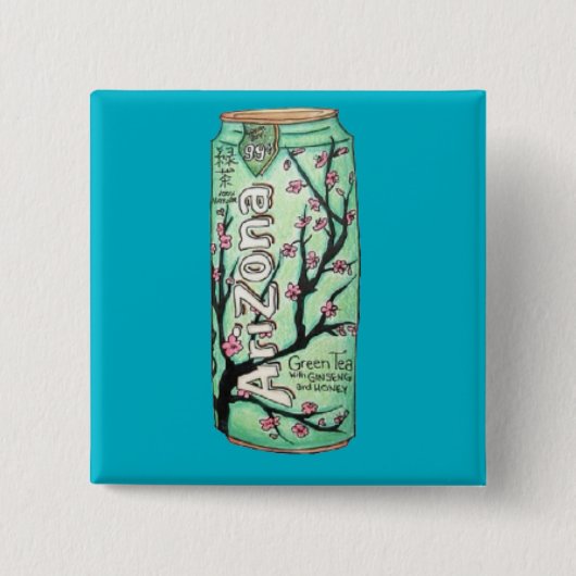 Tumblrの落書きの芸術の正方形ボタン 缶バッジ (正面)