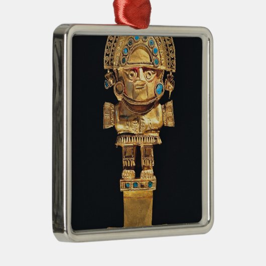 Tumiか正式のナイフの形をした メタルオーナメント (右)