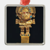 Tumiか正式のナイフの形をした メタルオーナメント (正面)