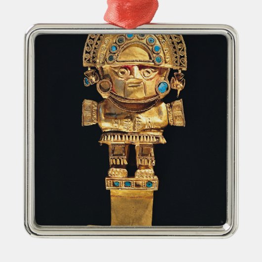 Tumiか正式のナイフの形をした メタルオーナメント (正面)