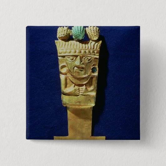 Tumiか正式のナイフの形をした 缶バッジ (正面)