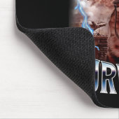 Tummy ache survivor funny cat meme survived today' マウスパッド (コーナー)