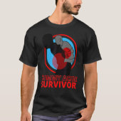 Tummy Ache Survivor IBS Stomach Ache Tシャツ (正面)