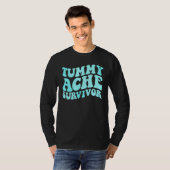 Tummy Ache Survivor Stomachache   Kids Tummy Ache Tシャツ (正面フル)