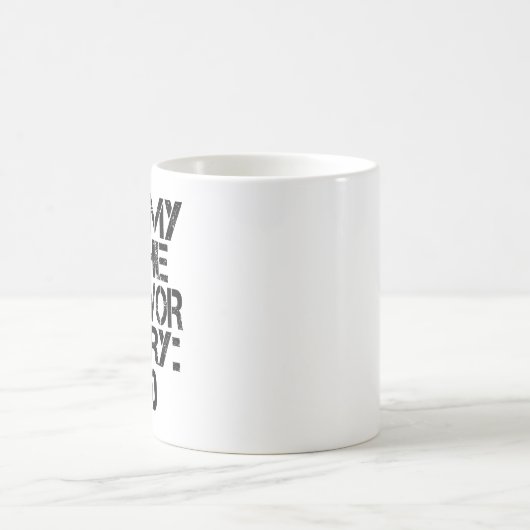 Tummy Ache Survivor Story $10腹痛おもしろい コーヒーマグカップ (中央)