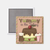 Tummy Sweet Treats Magnetで美味しい マグネット (正面/裏面)