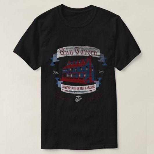Tun Tavern - Birthplace of the US Marine Corps - S Tシャツ (デザイン正面)