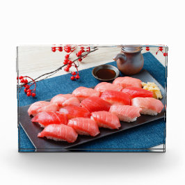 Tuna Dream – Elegant Red & Blue Photo Block フォトブロック