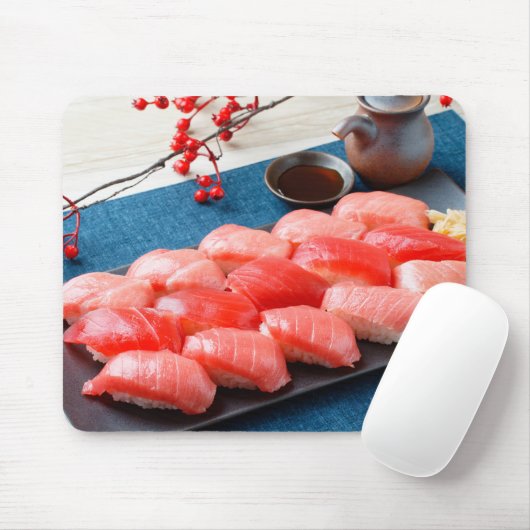Tuna Lovers' Dream Sushi Mouse Pad マウスパッド (マウス)