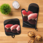Tuna Trio Heat Set – Minimalist & Rich 鍋つかみ&鍋敷きセット (トップダウン)