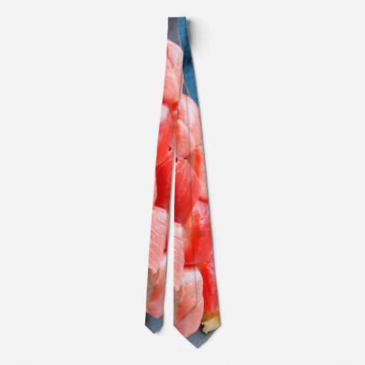 Tuna Trio – Premium Sushi Tie ネクタイ (裏面)