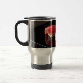 Tuna Trio – Refined Sushi Reflection Travel Mug トラベルマグ