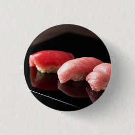 Tuna Trio Sushi Badge – Red, Medium, Fatty 缶バッジ