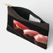 Tuna Trio Sushi Pouch – Elegant Minimal Style アクセサリーポーチ (見開き)