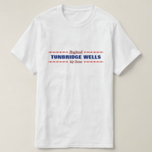 TUNBRIDGEの井戸-私の家庭のイギリス; ハート Tシャツ