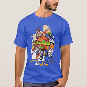 TUNE SQUAD™グループ宇宙JAM™ロゴ Tシャツ